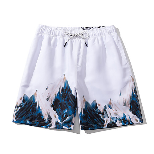 Men's Swim Trunks Board Shorts Swimsuit Print 3D White Swimwear Bathing Suits Casual Sports
Men's Swim Trunks Board Shorts Swimsuit Print 3D White Swimwear Bathing Suits Casual Sports