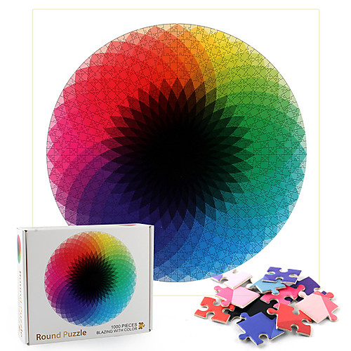 1000 pieces jigsaw puzzle 3d circular thousand-color rainbow paper puzzle for adults and children decompression educational toys
1000 pieces jigsaw puzzle 3d circular thousand-color rainbow paper puzzle for adults and children decompression educational toys