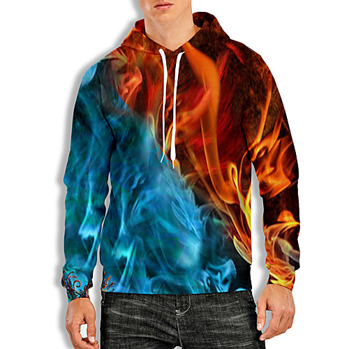 Men's Pullover Hoodie Sweatshirt Graphic 3D Print Daily 3D Print Basic Casual Hoodies Sweatshirts Blue
Men's Pullover Hoodie Sweatshirt Graphic 3D Print Daily 3D Print Basic Casual Hoodies Sweatshirts Blue