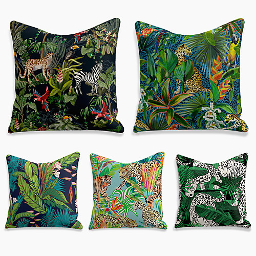 5 pcs Linen Pillow Cover, Animal Simple Casual Square Polyester Traditional Classic
5 pcs Linen Pillow Cover, Animal Simple Casual Square Polyester Traditional Classic