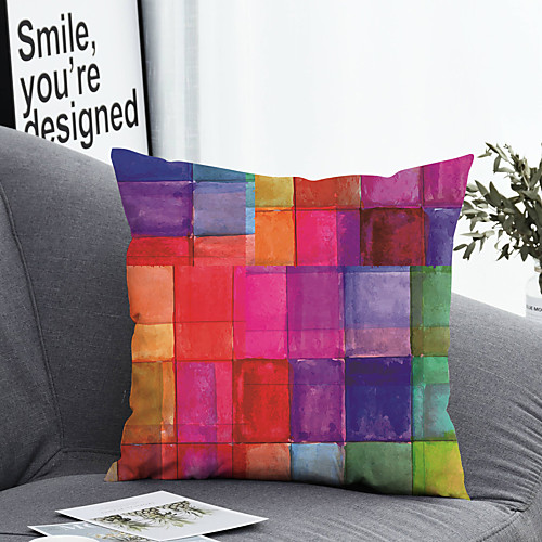 1 pcs Polyester Pillow Cover & Insert Simple Classic Square Zipper Polyester Traditional Classic 
1 pcs Polyester Pillow Cover & Insert Simple Classic Square Zipper Polyester Traditional Classic