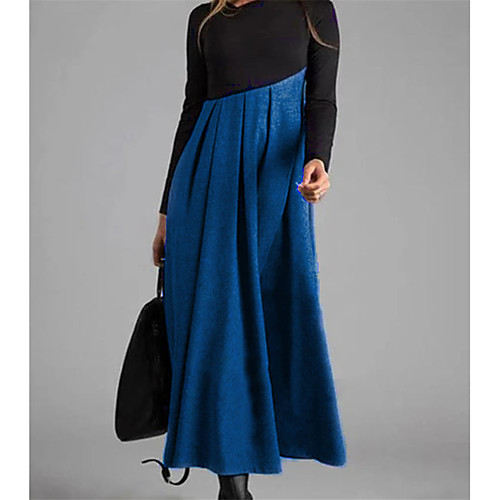 Women's Sheath Dress Midi Dress Blue Khaki Dusty Blue Gray Long Sleeve Color Block Patchwork Fall Spring V Neck Casual 2021 S M L XL XXL 3XL
Women's Sheath Dress Midi Dress Blue Khaki Dusty Blue Gray Long Sleeve Color Block Patchwork Fall Spring V Neck Casual 2021 S M L XL XXL 3XL