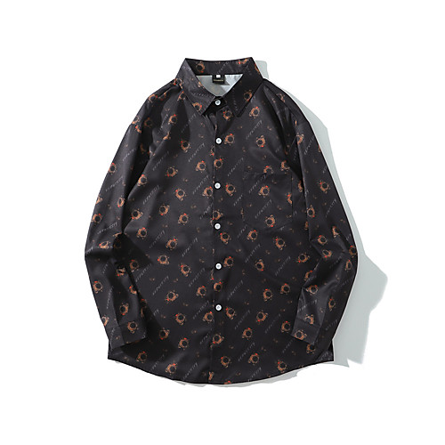 Men's Shirt 3D Print Letter Animal Button-Down Print Long Sleeve Street Tops Casual White Black
Men's Shirt 3D Print Letter Animal Button-Down Print Long Sleeve Street Tops Casual White Black