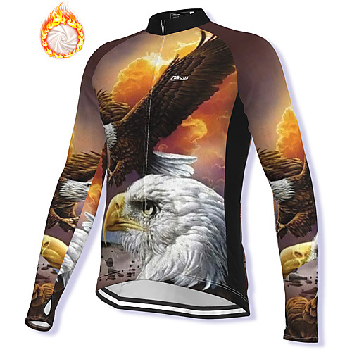 21Grams Men's Long Sleeve Cycling Jacket Winter Fleece Spandex Coffee Bird Bike Jacket Mountain Bike MTB Road Bike Cycling Fleece Lining Warm Sports Clothing Apparel / Stretchy / Athleisure
21Grams Men's Long Sleeve Cycling Jacket Winter Fleece Spandex Coffee Bird Bike Jacket Mountain Bike MTB Road Bike Cycling Fleece Lining Warm Sports Clothing Apparel / Stretchy / Athleisure