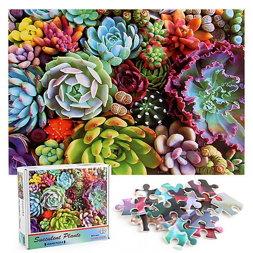 1000 pieces jigsaw puzzlethick paper succulents puzzle adult children's educational toys
1000 pieces jigsaw puzzlethick paper succulents puzzle adult children's educational toys