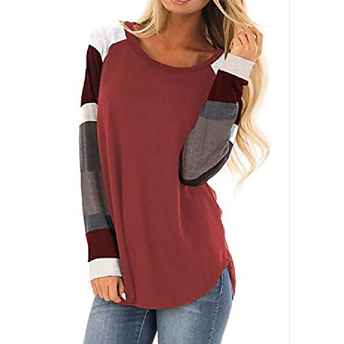 Women's Loose Lightweight Tunic Sweatshirt Long Sleeve Tops Blouses Fit Tunics Shirt Red
Women's Loose Lightweight Tunic Sweatshirt Long Sleeve Tops Blouses Fit Tunics Shirt Red