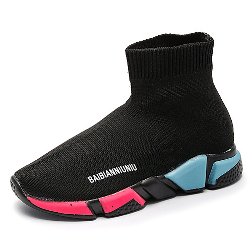 Boys' Girls' Trainers Athletic Shoes Comfort Knit Little Kids(4-7ys) Big Kids(7years ) Daily Walking Shoes Black Silver Fall Spring
Boys' Girls' Trainers Athletic Shoes Comfort Knit Little Kids(4-7ys) Big Kids(7years ) Daily Walking Shoes Black Silver Fall Spring