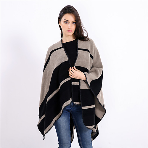 Sleeveless Ladies / Shawls Imitation Cashmere Wedding / Party / Evening Shawl & Wrap / Women's Wrap With Stripe
Sleeveless Ladies / Shawls Imitation Cashmere Wedding / Party / Evening Shawl & Wrap / Women's Wrap With Stripe