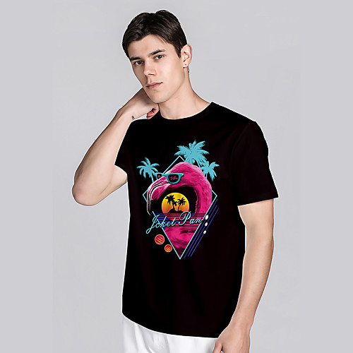 Men's T shirt 3D Print Cartoon Graphic Prints Landscape 3D Print Short Sleeve Daily Tops Casual Beach Black
Men's T shirt 3D Print Cartoon Graphic Prints Landscape 3D Print Short Sleeve Daily Tops Casual Beach Black