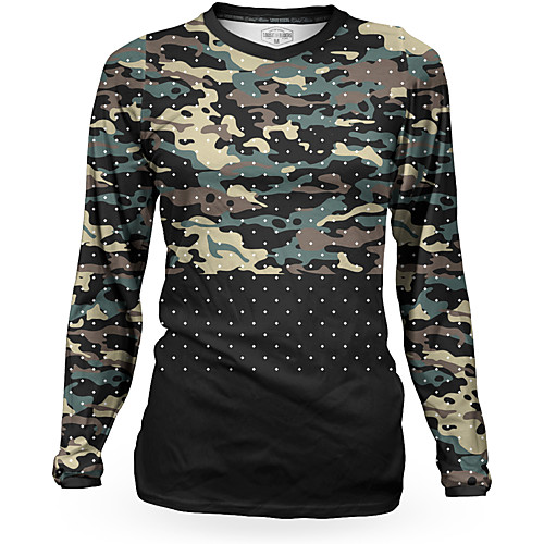 Women's Long Sleeve Cycling Jersey Winter Camouflage Camo / Camouflage Bike Top Mountain Bike MTB Road Bike Cycling Breathable Quick Dry Sports Clothing Apparel / Stretchy / Athleisure
Women's Long Sleeve Cycling Jersey Winter Camouflage Camo / Camouflage Bike Top Mountain Bike MTB Road Bike Cycling Breathable Quick Dry Sports Clothing Apparel / Stretchy / Athleisure