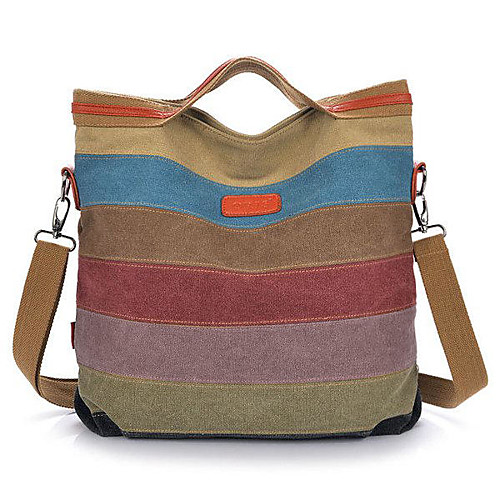 women canvas striped crossbody bags vintage contrast color canvas tote handbags
women canvas striped crossbody bags vintage contrast color canvas tote handbags