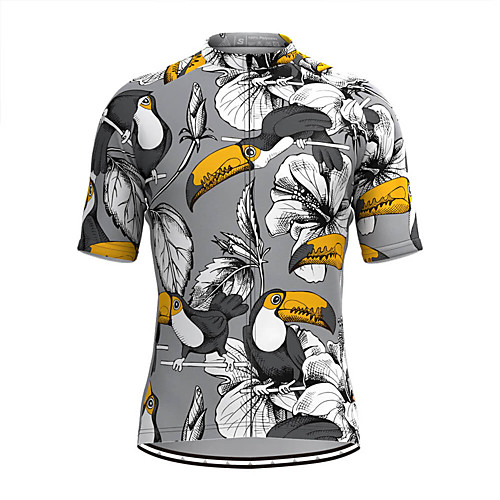Men's Short Sleeve Cycling Jersey Grey Bird Bike Top Mountain Bike MTB Road Bike Cycling Breathable Sports Clothing Apparel / Stretchy / Athletic
Men's Short Sleeve Cycling Jersey Grey Bird Bike Top Mountain Bike MTB Road Bike Cycling Breathable Sports Clothing Apparel / Stretchy / Athletic