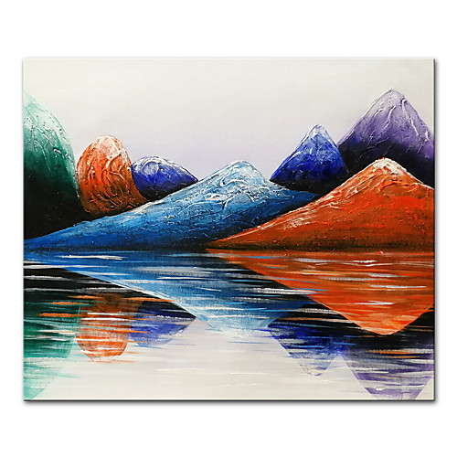 Oil Painting Hand Painted Horizontal Abstract Landscape Modern Rolled Canvas (No Frame)
Oil Painting Hand Painted Horizontal Abstract Landscape Modern Rolled Canvas (No Frame)