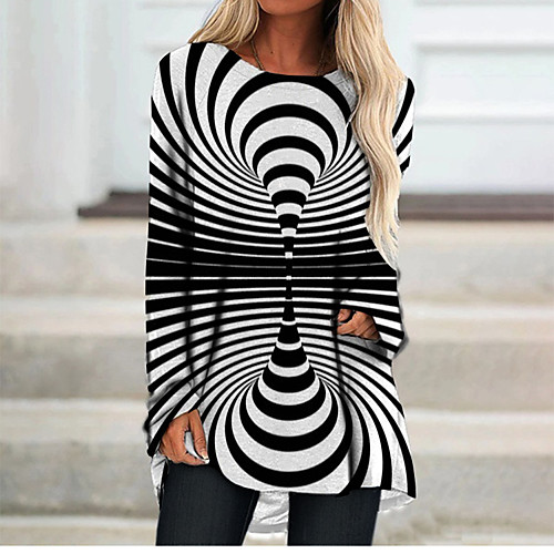 Women's T Shirt Dress Tee Dress Short Mini Dress Black Long Sleeve Color Block Paisley Geometric Print Fall Spring Round Neck 3D Print Casual 3D Print S M L XL XXL 3XL
Women's T Shirt Dress Tee Dress Short Mini Dress Black Long Sleeve Color Block Paisley Geometric Print Fall Spring Round Neck 3D Print Casual 3D Print S M L XL XXL 3XL