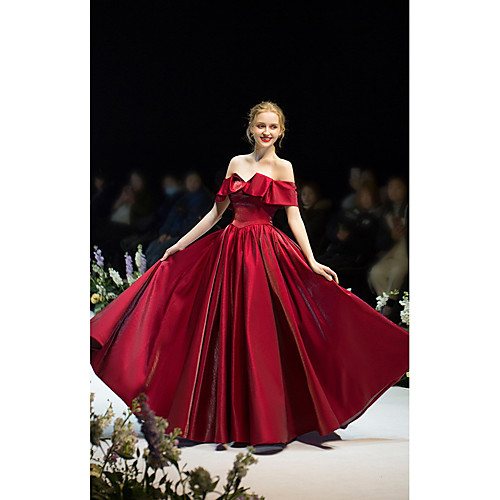 A-Line Vintage Sexy Wedding Guest Formal Evening Dress Off Shoulder Short Sleeve Floor Length Satin with Ruffles 2021
A-Line Vintage Sexy Wedding Guest Formal Evening Dress Off Shoulder Short Sleeve Floor Length Satin with Ruffles 2021