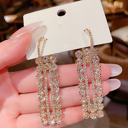 Women's Clear Cubic Zirconia Hoop Earrings Geometrical Happy Stylish Simple Earrings Jewelry Gold For Daily Prom
Women's Clear Cubic Zirconia Hoop Earrings Geometrical Happy Stylish Simple Earrings Jewelry Gold For Daily Prom