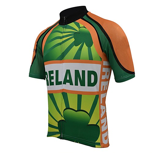 Men's Short Sleeve Cycling Jersey Green Bike Top Mountain Bike MTB Road Bike Cycling Breathable Sports Clothing Apparel / Stretchy / Athletic
Men's Short Sleeve Cycling Jersey Green Bike Top Mountain Bike MTB Road Bike Cycling Breathable Sports Clothing Apparel / Stretchy / Athletic