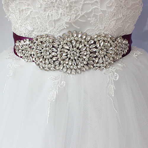 Satin / Tulle Wedding / Party / Evening Sash With Belt / Appliques / Crystals / Rhinestones Women's Sashes
Satin / Tulle Wedding / Party / Evening Sash With Belt / Appliques / Crystals / Rhinestones Women's Sashes