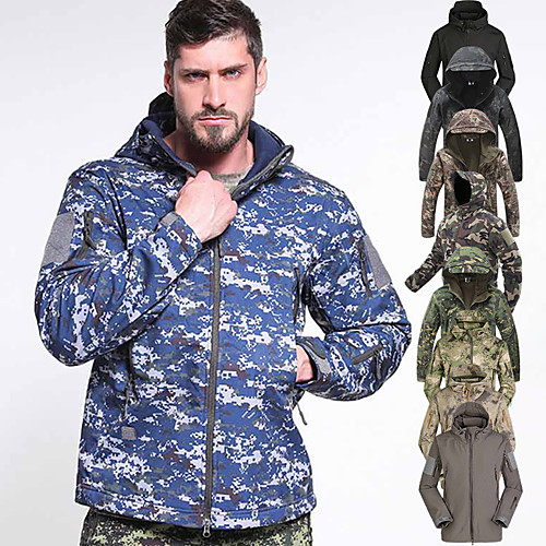 Men's Hoodie Jacket Camouflage Hunting Jacket Softshell Jacket Outdoor Thermal Warm Windproof Breathable Slimming Autumn / Fall Winter Coat Top Cotton Polyester Camping / Hiking Hunting Fishing
Men's Hoodie Jacket Camouflage Hunting Jacket Softshell Jacket Outdoor Thermal Warm Windproof Breathable Slimming Autumn / Fall Winter Coat Top Cotton Polyester Camping / Hiking Hunting Fishing