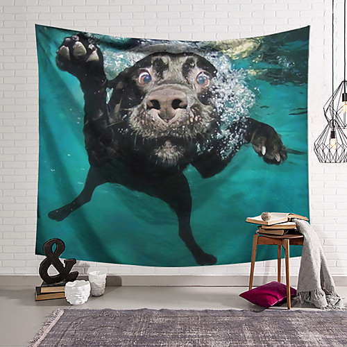 Wall Tapestry Art Decor Blanket Curtain Hanging Home Bedroom Living Room Decoration Polyester Dog Diving
Wall Tapestry Art Decor Blanket Curtain Hanging Home Bedroom Living Room Decoration Polyester Dog Diving