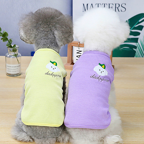 Dog Cat Shirt / T-Shirt Vest Print Basic Adorable Cute Dailywear Casual / Daily Dog Clothes Puppy Clothes Dog Outfits Breathable 21 Embroidered Puppy Vest-Pink 21 Embroidered Puppy Vest-Yellow 21
Dog Cat Shirt / T-Shirt Vest Print Basic Adorable Cute Dailywear Casual / Daily Dog Clothes Puppy Clothes Dog Outfits Breathable 21 Embroidered Puppy Vest-Pink 21 Embroidered Puppy Vest-Yellow 21