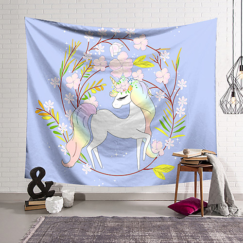 Wall Tapestry Art Decor Blanket Curtain Hanging Home Bedroom Living Room Decoration Polyester Blue Unicorn
Wall Tapestry Art Decor Blanket Curtain Hanging Home Bedroom Living Room Decoration Polyester Blue Unicorn