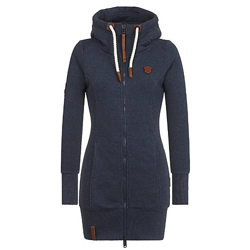 Women's Zip Up Hoodie Sweatshirt Solid Color Daily Weekend Active Long Hoodies Sweatshirts Black Light Grey Royal Blue
Women's Zip Up Hoodie Sweatshirt Solid Color Daily Weekend Active Long Hoodies Sweatshirts Black Light Grey Royal Blue