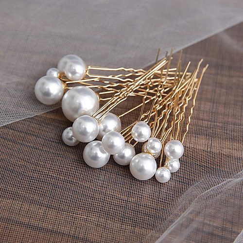 Elegant Bridal Imitation Pearl / Alloy Headdress with Imitation Pearl 18 Wedding / Special Occasion Headpiece
Elegant Bridal Imitation Pearl / Alloy Headdress with Imitation Pearl 18 Wedding / Special Occasion Headpiece