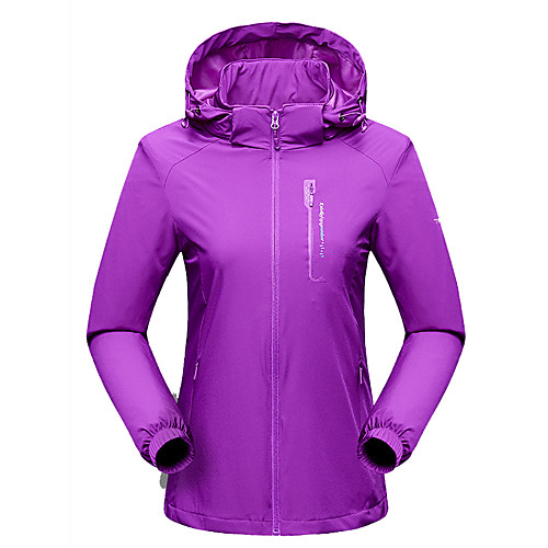 Women's Hiking Jacket Hiking Windbreaker Outdoor Solid Color Waterproof Lightweight Windproof Breathable Jacket Top Hunting Fishing Climbing Purple Blue Rose Red / Quick Dry
Women's Hiking Jacket Hiking Windbreaker Outdoor Solid Color Waterproof Lightweight Windproof Breathable Jacket Top Hunting Fishing Climbing Purple Blue Rose Red / Quick Dry