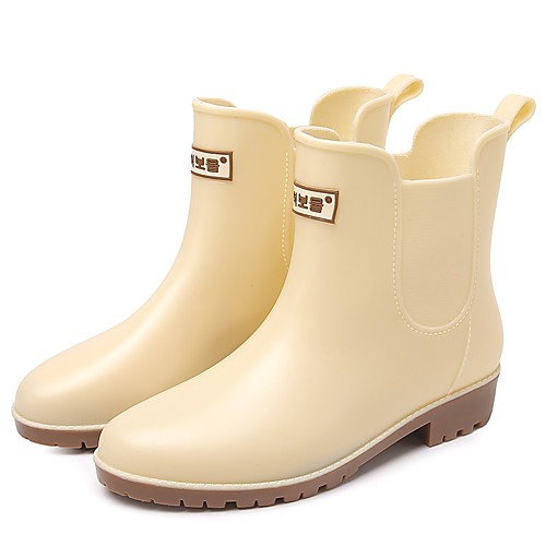 Women's Boots Chunky Heel Round Toe Booties Ankle Boots Classic Daily PVC Solid Colored Black Blue Pink / Booties / Ankle Boots
Women's Boots Chunky Heel Round Toe Booties Ankle Boots Classic Daily PVC Solid Colored Black Blue Pink / Booties / Ankle Boots