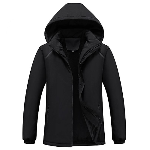 Men's Hiking Jacket Ski Jacket Winter Outdoor Solid Color Windproof Breathable Warm Front Zipper Winter Jacket Single Slider Hunting Ski / Snowboard Fishing Black Blue Grey
Men's Hiking Jacket Ski Jacket Winter Outdoor Solid Color Windproof Breathable Warm Front Zipper Winter Jacket Single Slider Hunting Ski / Snowboard Fishing Black Blue Grey