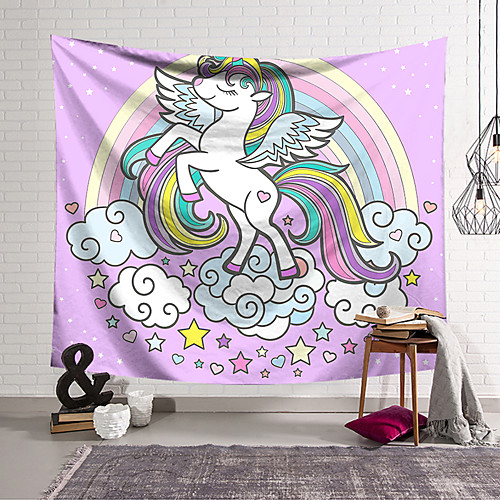 Wall Tapestry Art Decor Blanket Curtain Hanging Home Bedroom Living Room Decoration Polyester Fan Unicorn Raises Its Feet
Wall Tapestry Art Decor Blanket Curtain Hanging Home Bedroom Living Room Decoration Polyester Fan Unicorn Raises Its Feet
