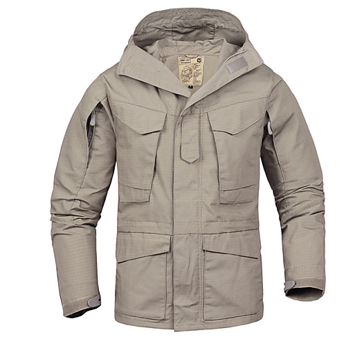 Men's Hunting Jacket Outdoor Waterproof Windproof Wearproof Fall Spring Solid Colored Cotton Python Black Black Khaki
Men's Hunting Jacket Outdoor Waterproof Windproof Wearproof Fall Spring Solid Colored Cotton Python Black Black Khaki