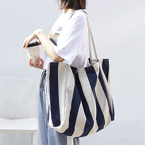 Women's Bags Canvas Tote Crossbody Bag Shopper Bag Pattern Vertical Stripes Daily Going out Striped 2021 Black Grey Watermelon Red Black Blue
Women's Bags Canvas Tote Crossbody Bag Shopper Bag Pattern Vertical Stripes Daily Going out Striped 2021 Black Grey Watermelon Red Black Blue