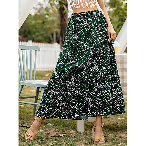 Women's Vacation Beach Elegant Sophisticated Skirts Graphic Patchwork Print Green
Women's Vacation Beach Elegant Sophisticated Skirts Graphic Patchwork Print Green