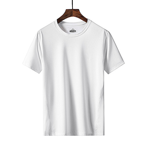 Men's T shirt Hiking Tee shirt Short Sleeve Crew Neck Tee Tshirt Top Outdoor Lightweight Breathable Quick Dry Soft Summer Elastane Polyester Solid Color Dark Grey White Black Fishing Climbing Running
Men's T shirt Hiking Tee shirt Short Sleeve Crew Neck Tee Tshirt Top Outdoor Lightweight Breathable Quick Dry Soft Summer Elastane Polyester Solid Color Dark Grey White Black Fishing Climbing Running