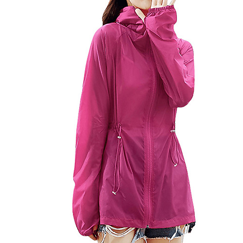 Women's Hiking Skin Jacket Hiking Windbreaker Outdoor Solid Color Packable Waterproof Lightweight UV Sun Protection Outerwear Jacket Top Nylon Full Length Visible Zipper Fishing Climbing Running
Women's Hiking Skin Jacket Hiking Windbreaker Outdoor Solid Color Packable Waterproof Lightweight UV Sun Protection Outerwear Jacket Top Nylon Full Length Visible Zipper Fishing Climbing Running