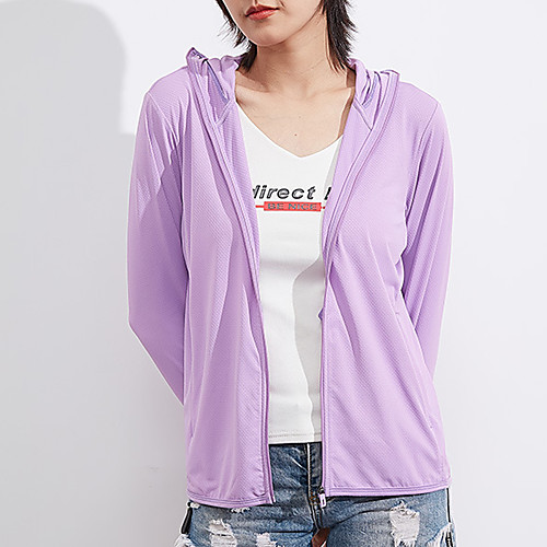 Women's Hiking Skin Jacket Hiking Windbreaker Outdoor Solid Color Packable Waterproof Lightweight UV Sun Protection Outerwear Jacket Top Full Length Visible Zipper Fishing Climbing Running White
Women's Hiking Skin Jacket Hiking Windbreaker Outdoor Solid Color Packable Waterproof Lightweight UV Sun Protection Outerwear Jacket Top Full Length Visible Zipper Fishing Climbing Running White