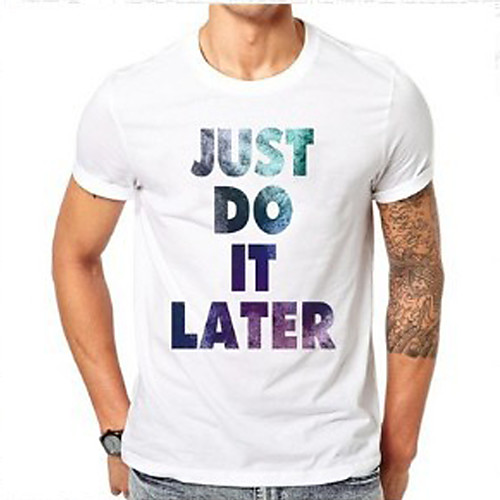 Men's Unisex T shirt Hot Stamping Letter Plus Size Print Short Sleeve Daily Tops 100% Cotton Basic Casual Blue Purple
Men's Unisex T shirt Hot Stamping Letter Plus Size Print Short Sleeve Daily Tops 100% Cotton Basic Casual Blue Purple