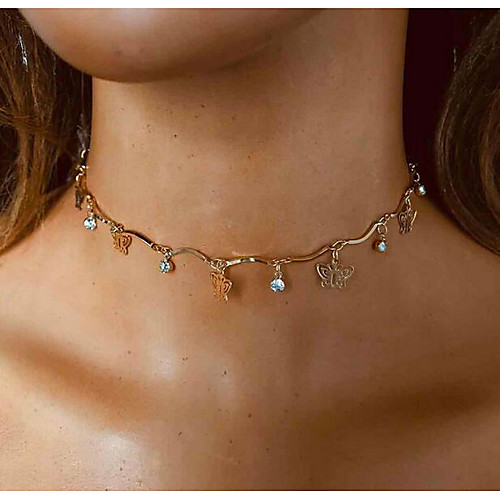 Pendant Necklace Women's Layered Butterfly Sweet Cute Gold 307 cm Necklace Jewelry 1pc for Wedding Daily Carnival irregular
Pendant Necklace Women's Layered Butterfly Sweet Cute Gold 307 cm Necklace Jewelry 1pc for Wedding Daily Carnival irregular