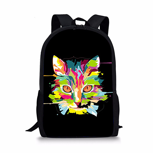 Unisex Kids Polyester School Bag Large Capacity Zipper Geometric 3D Print Animal Daily Outdoor Backpack Black Red Yellow Green Milky White
Unisex Kids Polyester School Bag Large Capacity Zipper Geometric 3D Print Animal Daily Outdoor Backpack Black Red Yellow Green Milky White