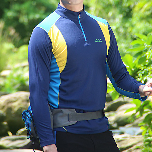 Men's T shirt Hiking Tee shirt Long Sleeve Stand Collar Tee Tshirt Top Outdoor Lightweight Breathable Quick Dry Soft Autumn / Fall Spring Polyester Patchwork Red Blue Grey Fishing Climbing Running
Men's T shirt Hiking Tee shirt Long Sleeve Stand Collar Tee Tshirt Top Outdoor Lightweight Breathable Quick Dry Soft Autumn / Fall Spring Polyester Patchwork Red Blue Grey Fishing Climbing Running