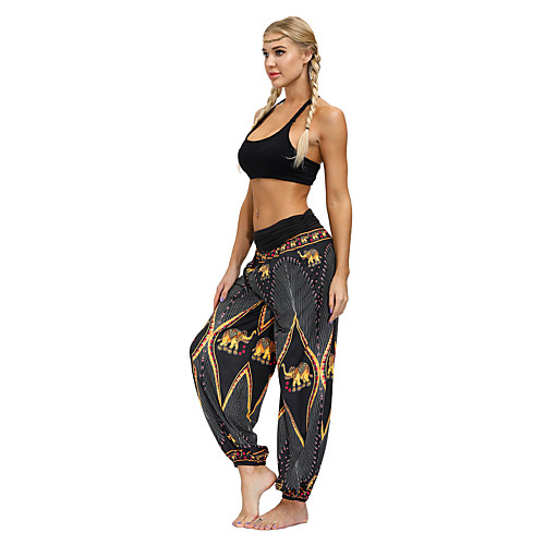 Women's Yoga Boho Comfort Plus Size Loose Pants Bloomers Pants Pattern Full Length Print High Waist Gray
Women's Yoga Boho Comfort Plus Size Loose Pants Bloomers Pants Pattern Full Length Print High Waist Gray