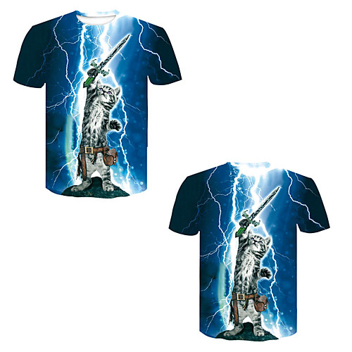 Men's T shirt 3D Print 3D Rivet Mesh Short Sleeve Casual Tops Blue 
Men's T shirt 3D Print 3D Rivet Mesh Short Sleeve Casual Tops Blue