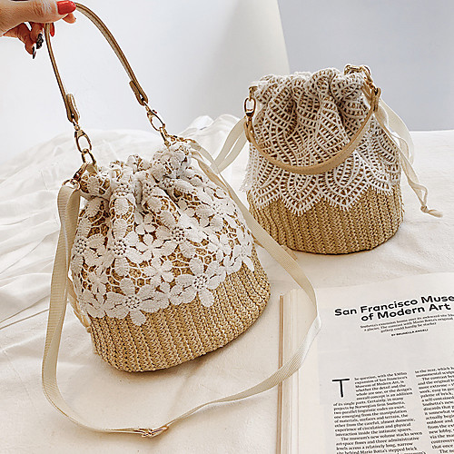 Women's Bags Linen Crossbody Bag Straw Bag Lace Lace Printing Braided Daily Going out 2021 Handbags MessengerBag White Beige
Women's Bags Linen Crossbody Bag Straw Bag Lace Lace Printing Braided Daily Going out 2021 Handbags MessengerBag White Beige