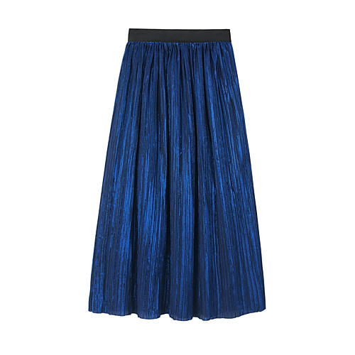 Women's Vacation Going out Elegant Streetwear Skirts Solid Colored Pleated Blue Purple Wine
Women's Vacation Going out Elegant Streetwear Skirts Solid Colored Pleated Blue Purple Wine