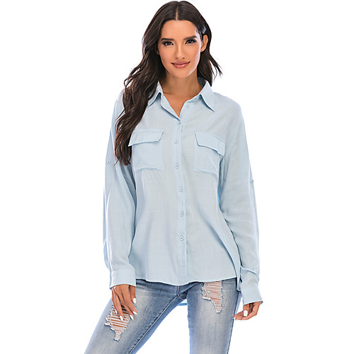 Women's Hiking Shirt / Button Down Shirts Long Sleeve Sweatshirt Top Outdoor Lightweight Breathable Quick Dry Sweat wicking Spring Summer Light Blue ArmyGreen Color blue Fishing Climbing Camping
Women's Hiking Shirt / Button Down Shirts Long Sleeve Sweatshirt Top Outdoor Lightweight Breathable Quick Dry Sweat wicking Spring Summer Light Blue ArmyGreen Color blue Fishing Climbing Camping