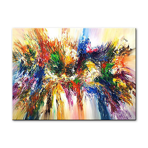 Oil Painting Hand Painted Horizontal Abstract Modern Rolled Canvas (No Frame)
Oil Painting Hand Painted Horizontal Abstract Modern Rolled Canvas (No Frame)