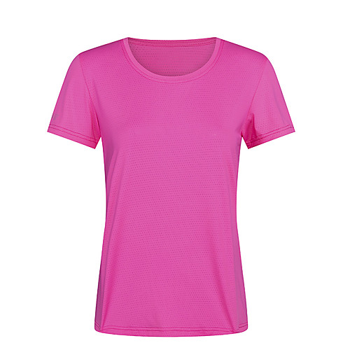 Women's T shirt Hiking Tee shirt Short Sleeve Crew Neck Tee Tshirt Top Outdoor Lightweight Breathable Quick Dry Soft Summer Chinlon Elastane Solid Color White Black Blue Fishing Climbing Running
Women's T shirt Hiking Tee shirt Short Sleeve Crew Neck Tee Tshirt Top Outdoor Lightweight Breathable Quick Dry Soft Summer Chinlon Elastane Solid Color White Black Blue Fishing Climbing Running