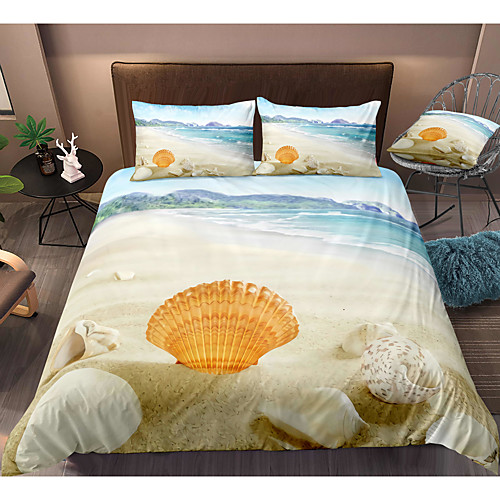 Shell Print 3-Piece Duvet Cover Set Hotel Bedding Sets Comforter Cover with Soft Lightweight Microfiber, Include 1 Duvet Cover, 2 Pillowcases for Double/Queen/King(1 Pillowcase for Twin/Single)
Shell Print 3-Piece Duvet Cover Set Hotel Bedding Sets Comforter Cover with Soft Lightweight Microfiber, Include 1 Duvet Cover, 2 Pillowcases for Double/Queen/King(1 Pillowcase for Twin/Single)